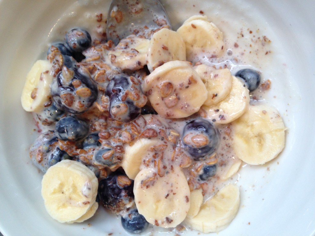 Hazelnut and coconut granola