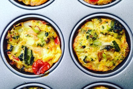 Healthy egg muffins cups recipe