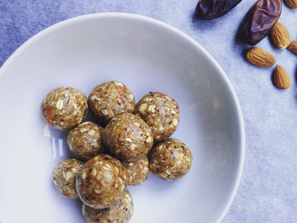 Date and almond energy balls