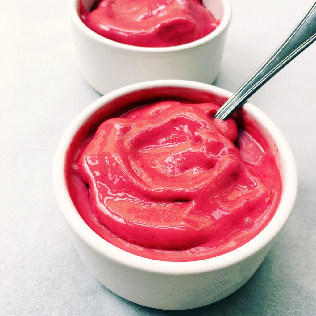 Healthy raspberry sorbet recipe