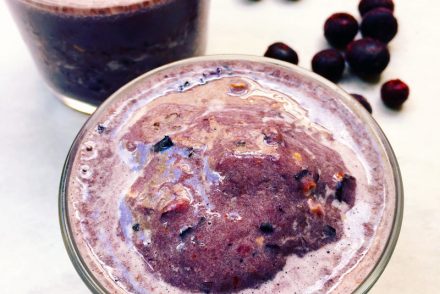 Healthy blueberry smoothie recipe