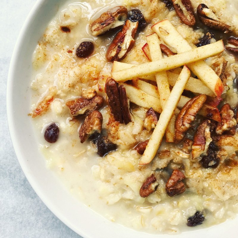 Apple pie porridge recipe