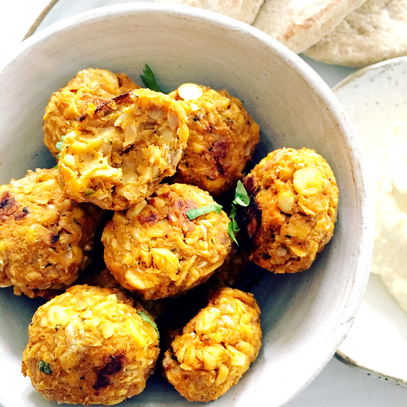 Sweet potato falafel recipe