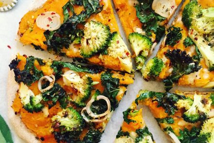 Butternut squash pizza recipe