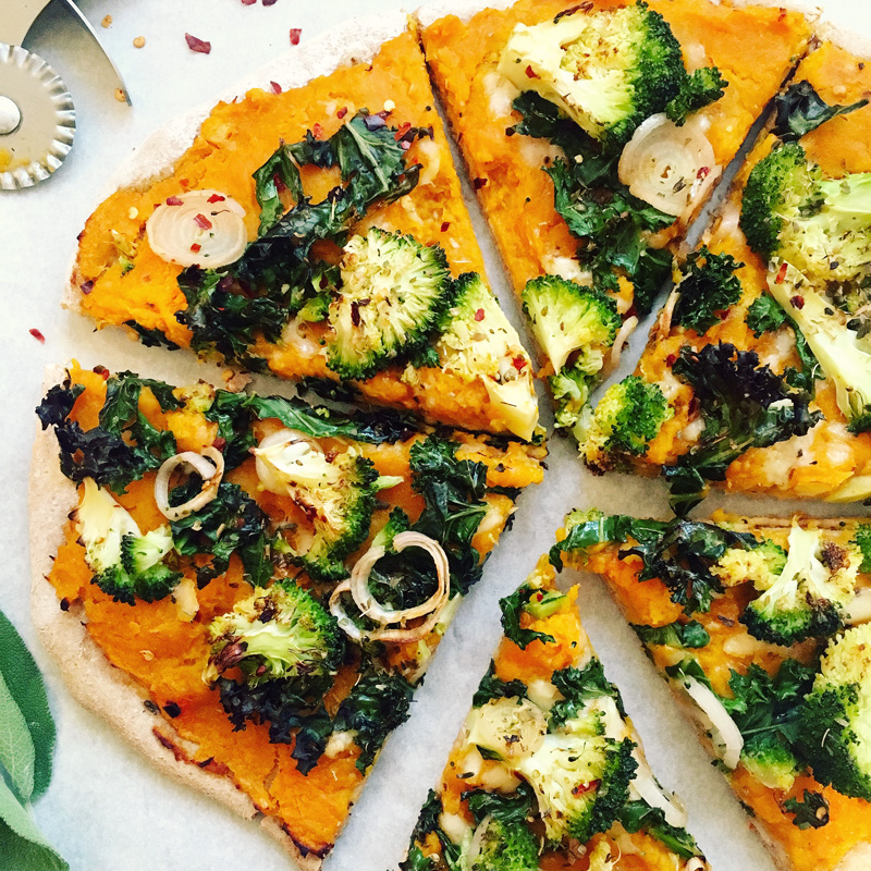 Butternut squash pizza recipe