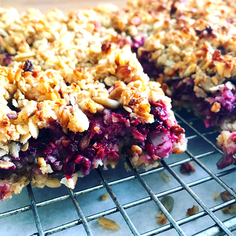 Fruit crumble bar recipes