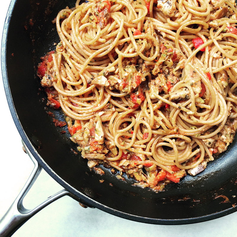 Simple sardine, garlic & lemon spaghetti – Healthy eating recipes | eatwise