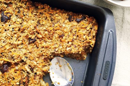 Carrot cake baked oatmeal recipe